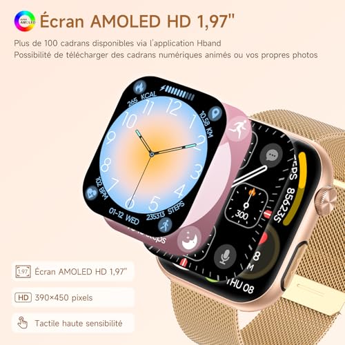 2026 Montre Connectée ECG/HRV/IMC/Sommeil/Émotions/Fatigue/Cycle Menstruel – vue 5