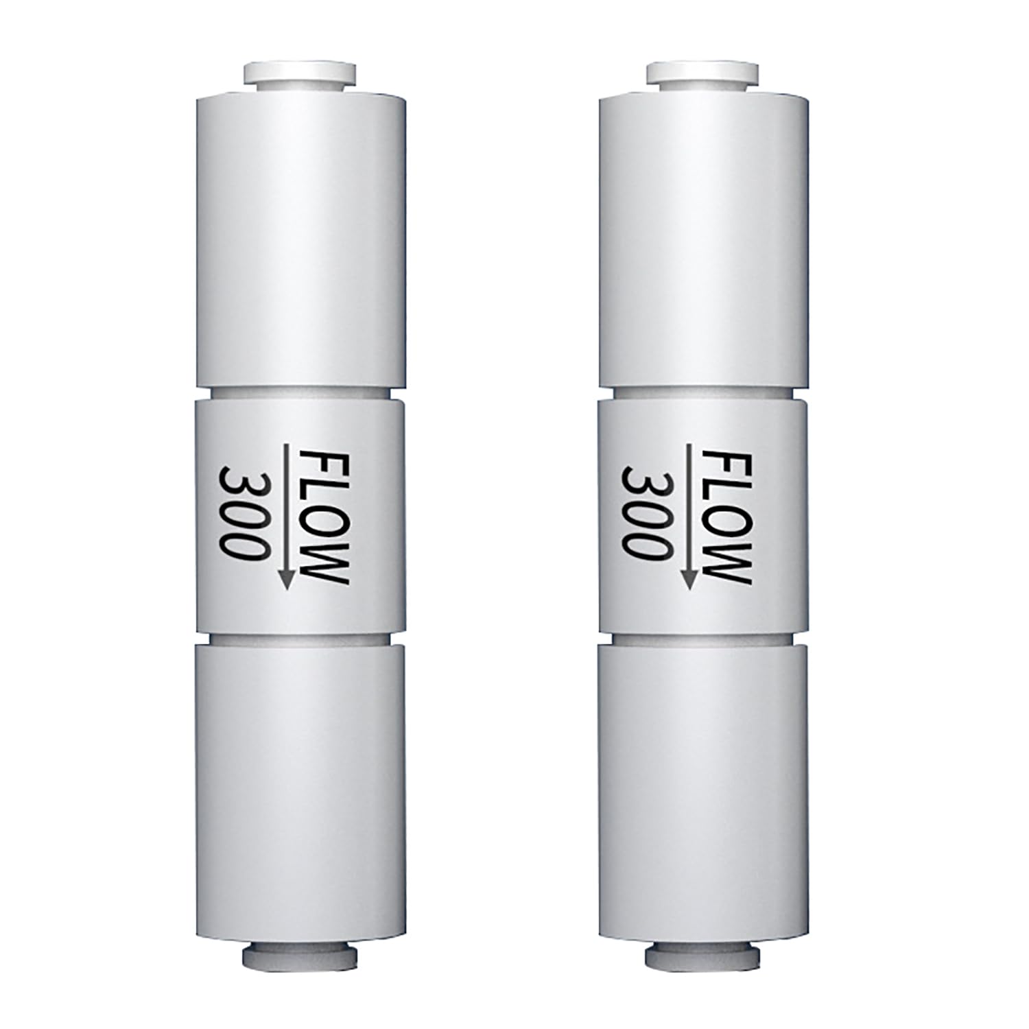 2PCS 50 Gallons Day Flow Restrictor 300cc 1 4 Inch Quick Connect Fitting Wastewater Ratio Filter Cartridge Home
