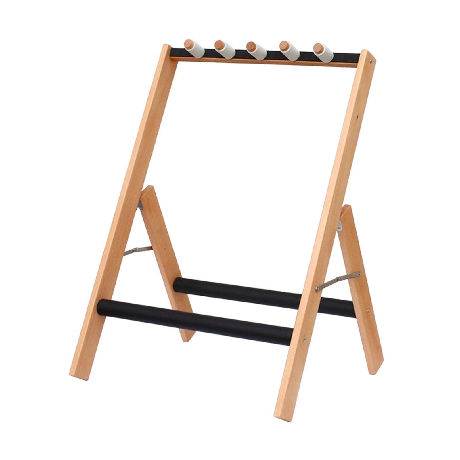 Gitarrenständer für Mehrere Instrumente, Klappbar, Aus Holz für E Gitarre Und Bass, Halte 3 Gitarren