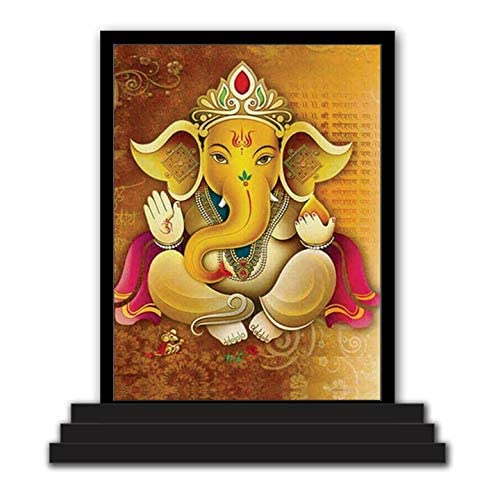 Figurine Ganesh Ji 1238 pour tableau de bord voiture et temple maison