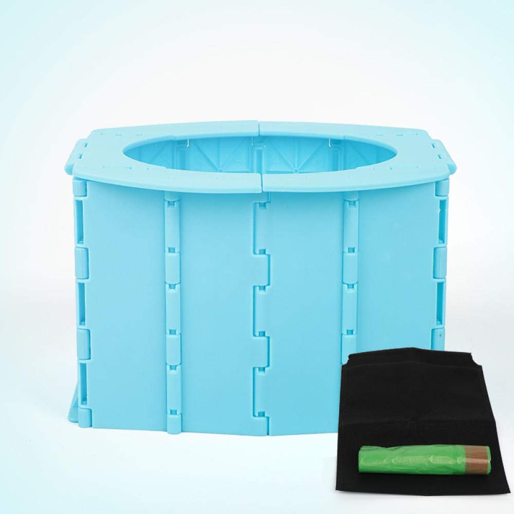 Toilette portatile pieghevole da campeggio toilett... - Grandado