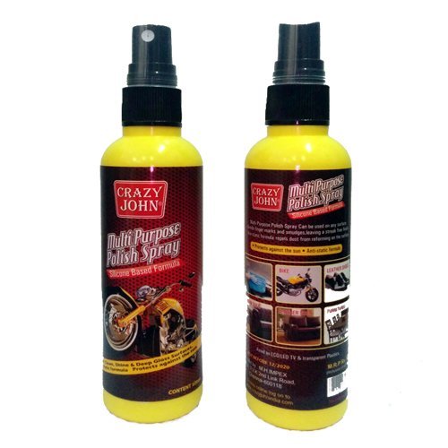 Crazy John's Multi Purpose Polish Spray 100ml 1PC MRP 125/ Bikes/Cars