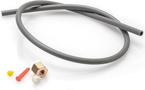 Conjunto de tubo de alimentación 4335 con manguito de compresión y tuerca compatible con modelos de humidificador Aprilaire serie 400, 500, 600,