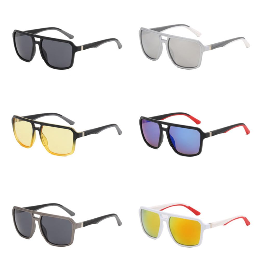 Retro męskie sportowe okulary przeciwsłoneczne na świeżym powietrzu lustrzane okulary damskie odcienie UV400 Punk gogle do jazdy
