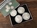 blue-ther Morgan Dollar Shell and Coin Set (5 Coin +1 Head Shell+1 Tail Shell) Magic Coin Magic Tricks Illusions Close up Fun