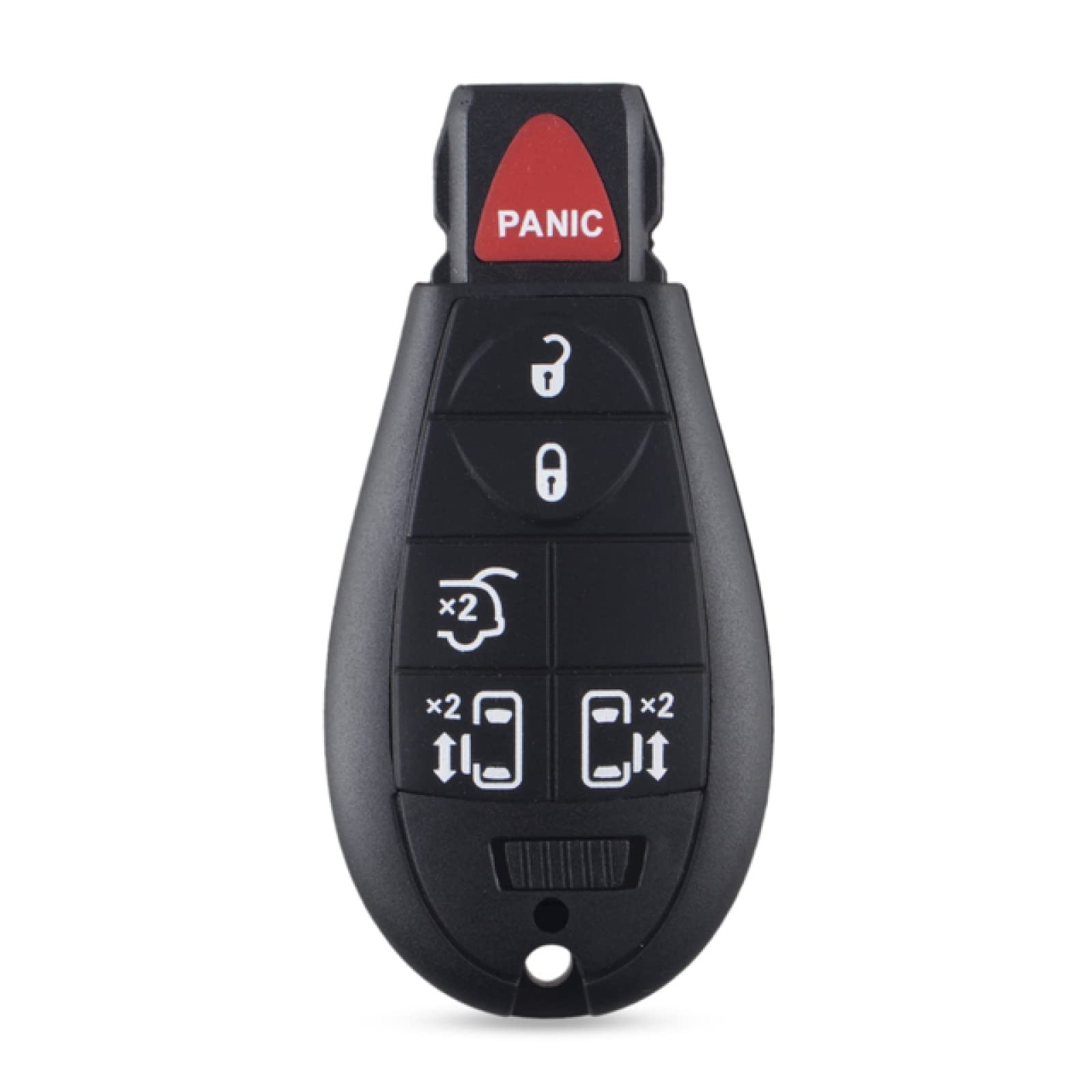 WANGXI Sostituzione della Custodia per Telecomando con Chiave a Distanza per Auto,per Caricatore Dodge Challenger 2008-2012,per Jeep,per Chrysler 300 08-10,M3N5WY783X IYZ-C01C 4 Pulsanti FOB 433