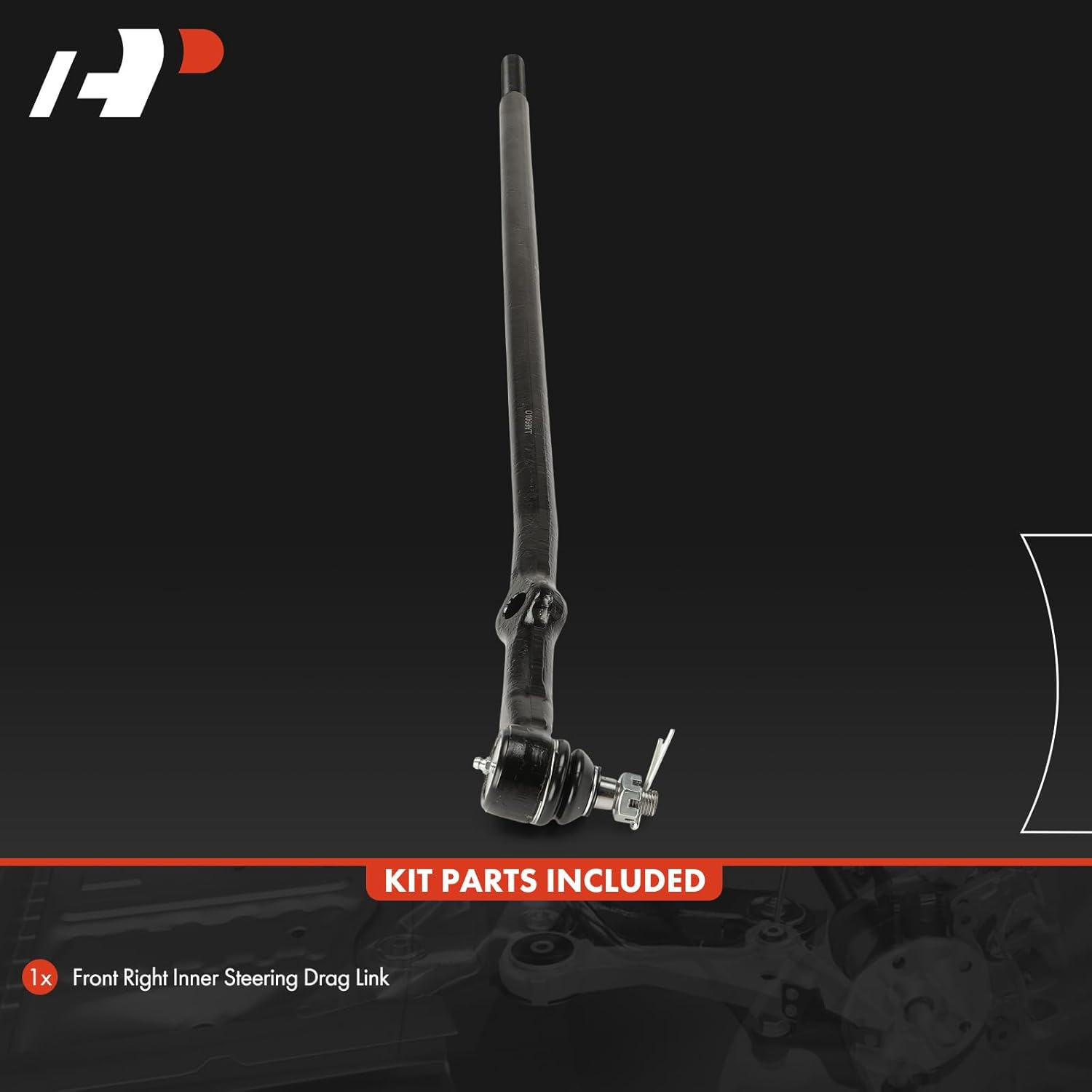 A-Premium Front Right Inner Steering Drag Link, Compatible with Ford F-250 F250 1985-1994, 4WD