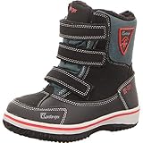 Der Winterstiefel für Jungen ist mit dem wasserdichten Obermaterial aus Leder und K-TEX Membranen (3-lagen Laminat, atmungsaktiv, isolierend und wasserdicht) ausgestattet. Durch das leichte Wärmefutter eignet sich der Schuh super für den Herbst und Winter