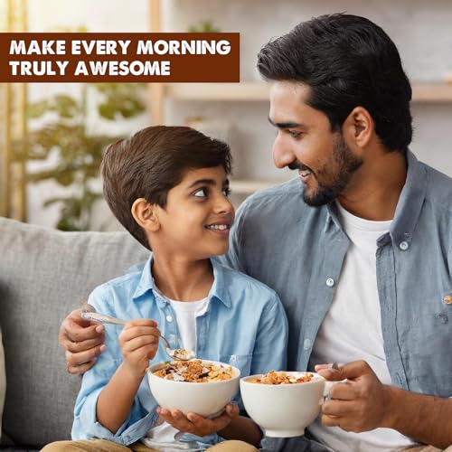 Image of Desi Nutri Millet Muesli Strawberry Flavour 625grams | Healthy Balanced diet | Multigrain Breakfast Cereal | Real Fruits|Breakfast Cereal|Protein Rich|Strawberry Muesli (Strawberry)