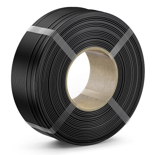 Image of PETG Filament 1.75mm, 1kg(2.2lbs) SUNLU Refill 3D Printer Filament, 1.75mm Dimensional Accuracy + /- 0.02mm, Black