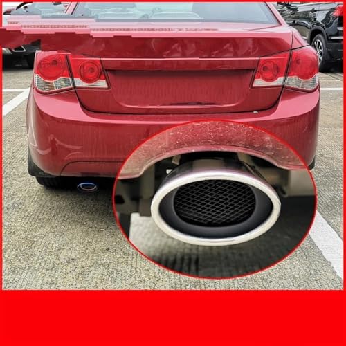 Tuyau d'échappement voiture silencieux carbone inox pour Chevy Cruz 2010 2013