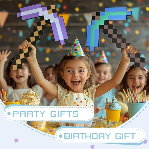 foam sword and pickaxe set kids role play toys for halloween cosplay video game parties