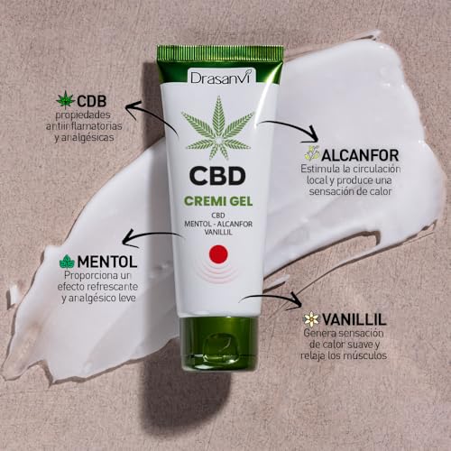 Cremigel Cannabis CBD contra Piernas Cansadas y Tensión Muscular 75ml 3