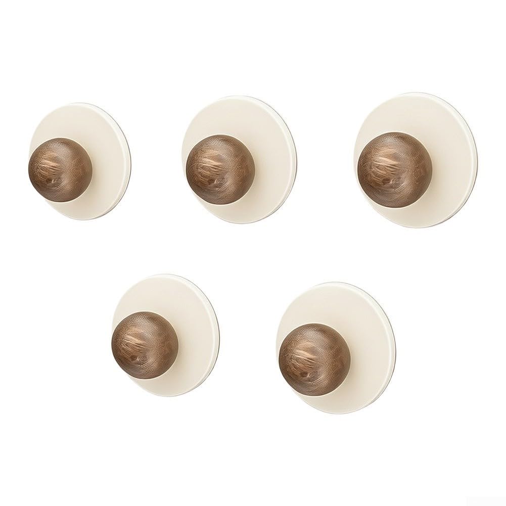 Ganchos Baño Sin Taladro 5 Unidades para acero para madera Ganchos