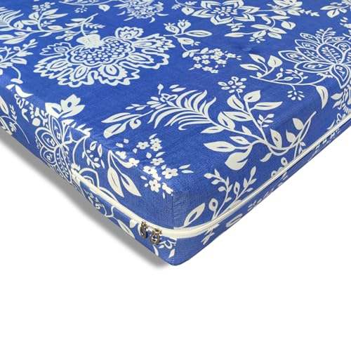 Image of WELLFIT Premium Glace Cotton 300 TC Mattress Cover /Protector for Single Size Bed with Zip /Chain /3x6 ft / 36x72x6 inch