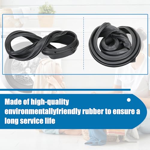W11314648 W10897390 Washer Door Boot Seal Replacement, W11314648 Washer Door Gasket Compatible with Whirlpool Inglis Amana and Maytag, Replaces AP6835703, 4931032, PS12711495，EAP12711495