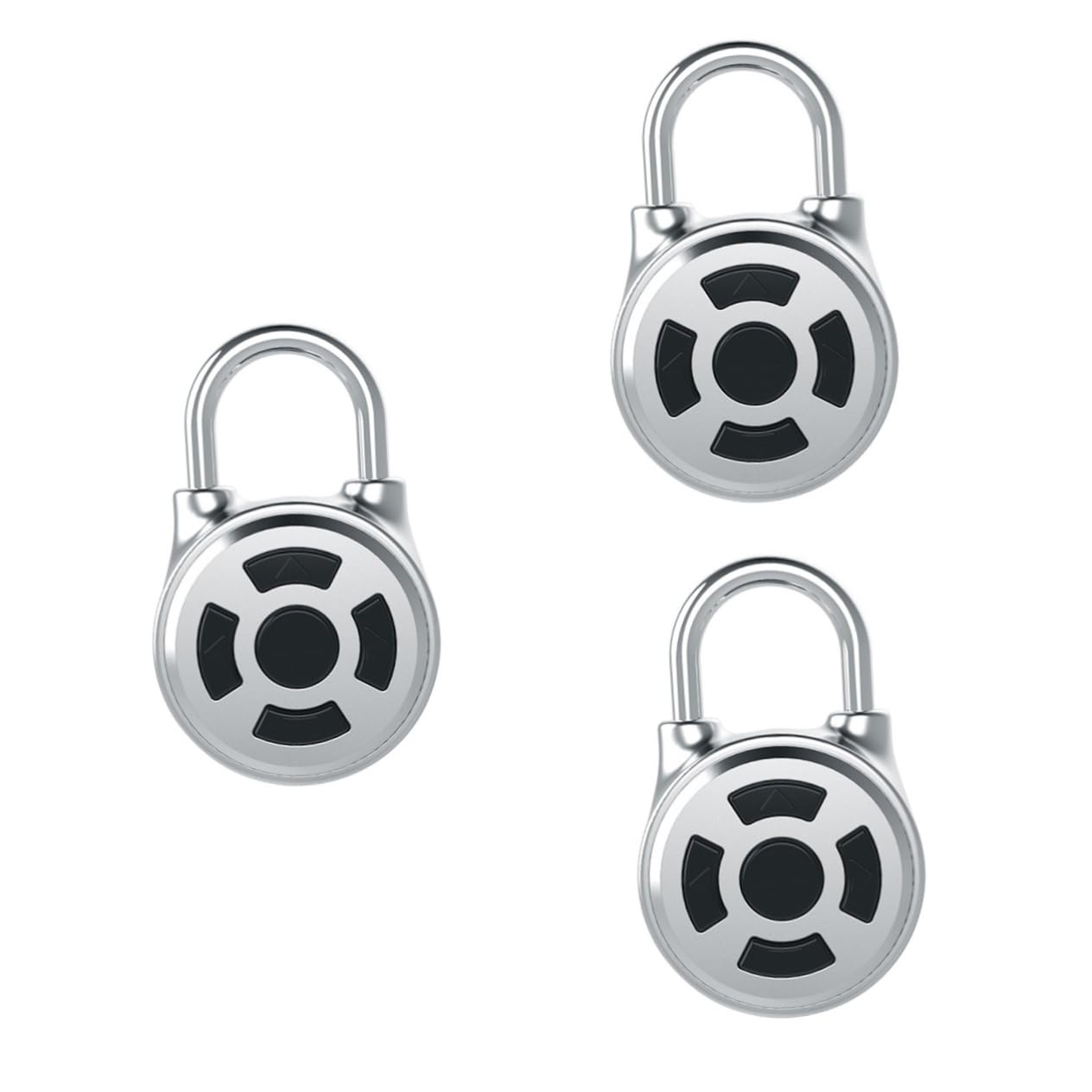 UKCOCO 3piezas Candado Inteligente Inalámbrico Botón Para Taquillas De Gimnasio y Equipaje Cerradura De Luggage Resistente y Práctica Diseño Elegante