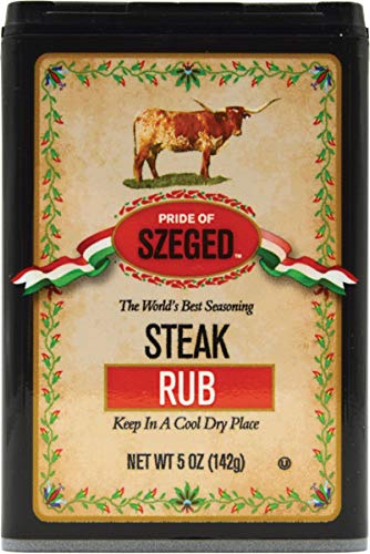 Szeged Steak Rub, 5-Ounce Tins (Pack of 6)