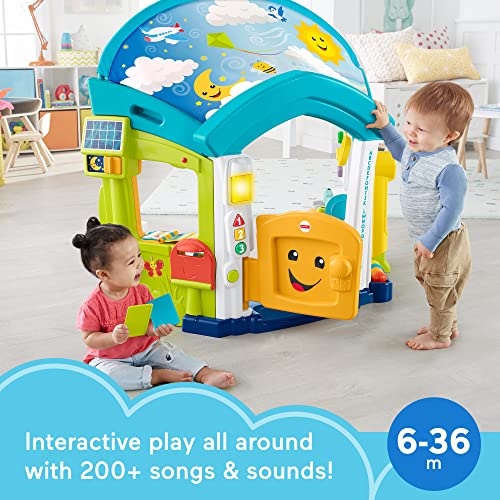Fisher-Price Laugh & Learn Baby & Toddler Playset Smart Learning Home Interactive Playhouse With Smart Stages Content For Ages 6+ Months (Amazon Exclusive) #TOP1