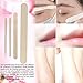 Yolyoo 400pcs Wooden Wax Sticks Wax Spatulas Wax Applicator Craft Sticks for Hair Eyebrow Removal (400 Piece Assortment)