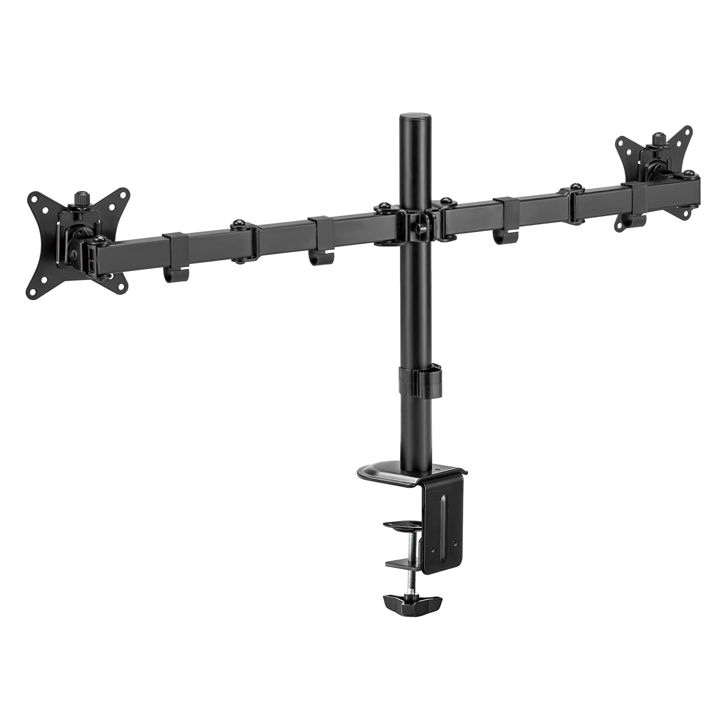 Maclean MC-754N uchwyt biurkowy do 2 monitorów VESA 75 x 75 i 100 x 100, 17–32", 2 x 9 kg