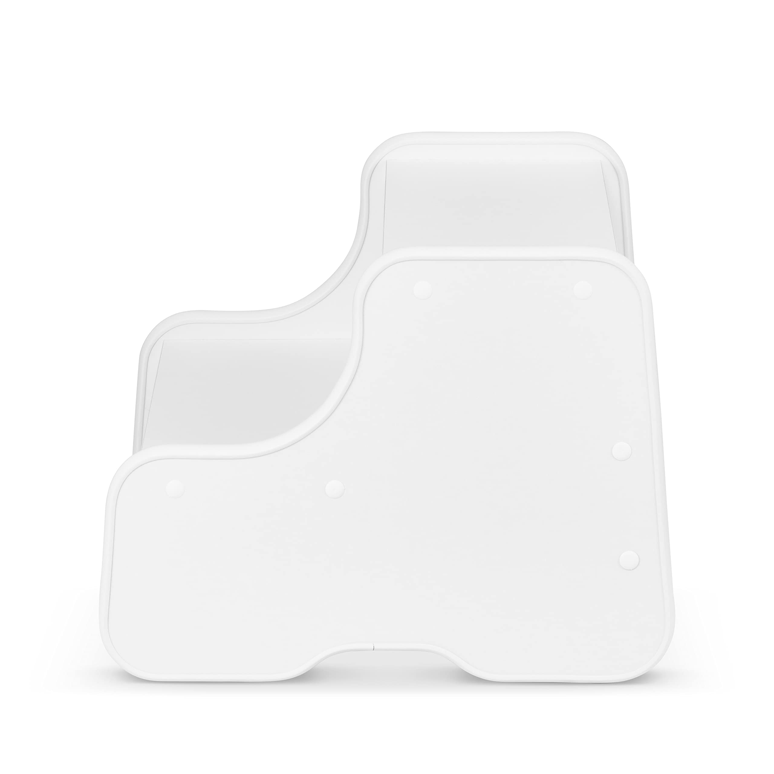 defiPad Taburete de Madera con 2 peldaños, Taburete de Madera para niños, Taburete para escaleras, Muebles Infantiles para baño, Cocina, habitación Infantil a Partir de 2 años, Taburete de Inodoro