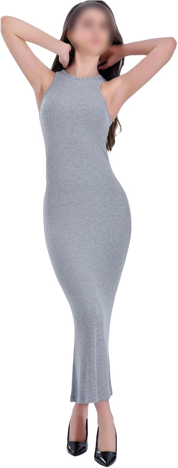 Women's Shapewear Sleeveless Full Slip Tummy Control Body Shaper Slips Dress