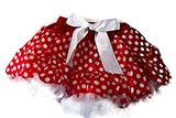 The Little Miss Tutu (4T) White, Red