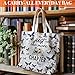 Floral Book Tote for Women - Just One More Chapter, Canvas Butterfly Library Bag, Reading Shoulder Tote, Gift for Book Lovers, Librarians, Bookworms
