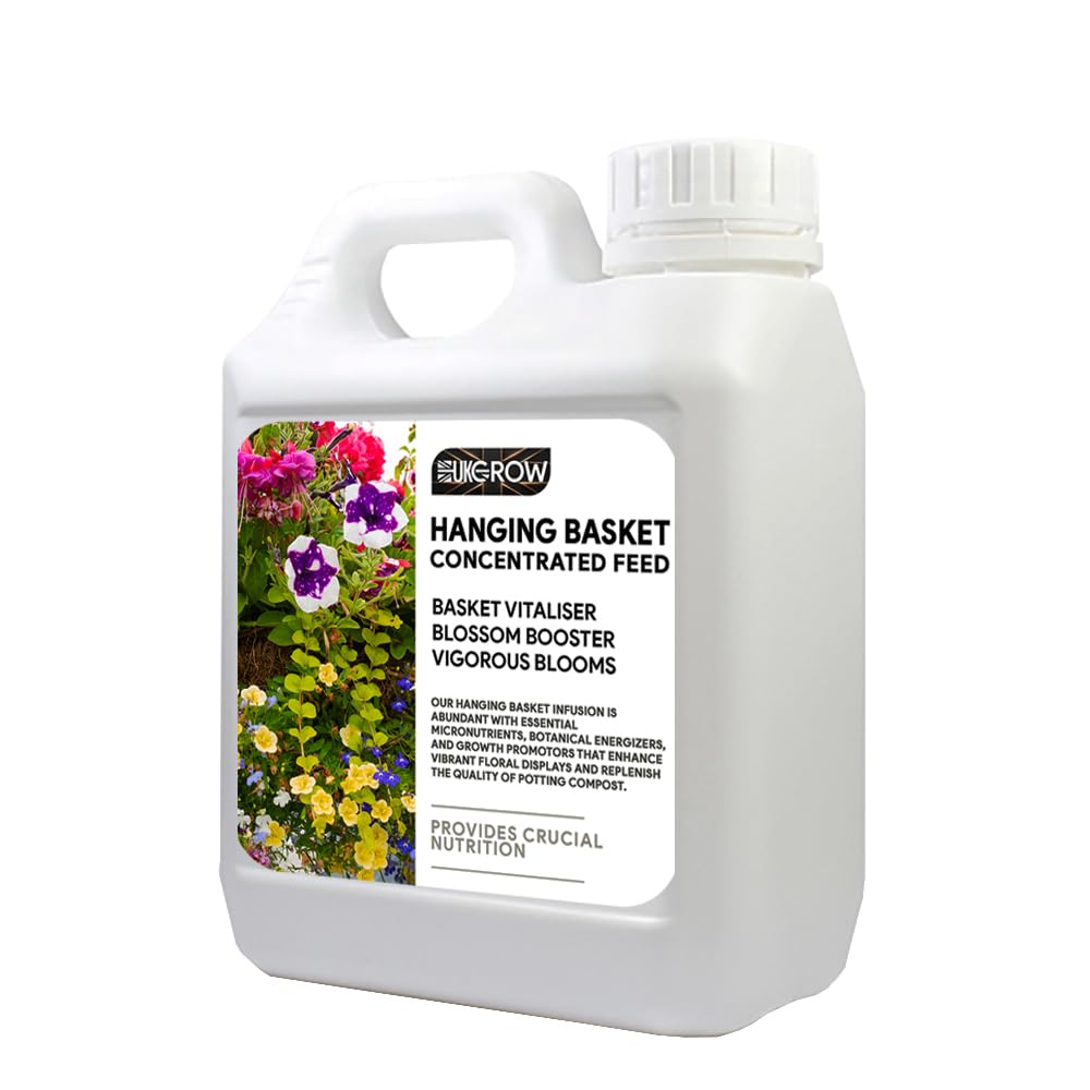 UK GROW Premium Plant Nutrient – Unlock the Full Potential of Your Plants! (250ml, Hanging Basket)