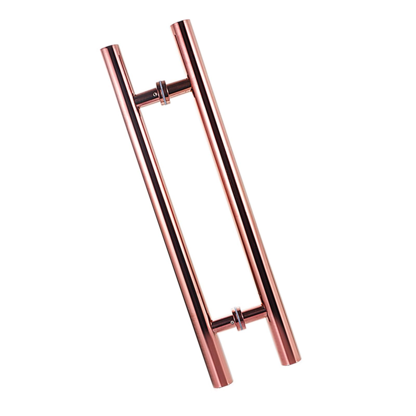 LQZAXSRDR Sliding Barn Door Handle, Stainless Steel Glass Shower Door Handle Bathroom Pull Multicolor Multiple Sizes(Pink,Pitch-800mm)