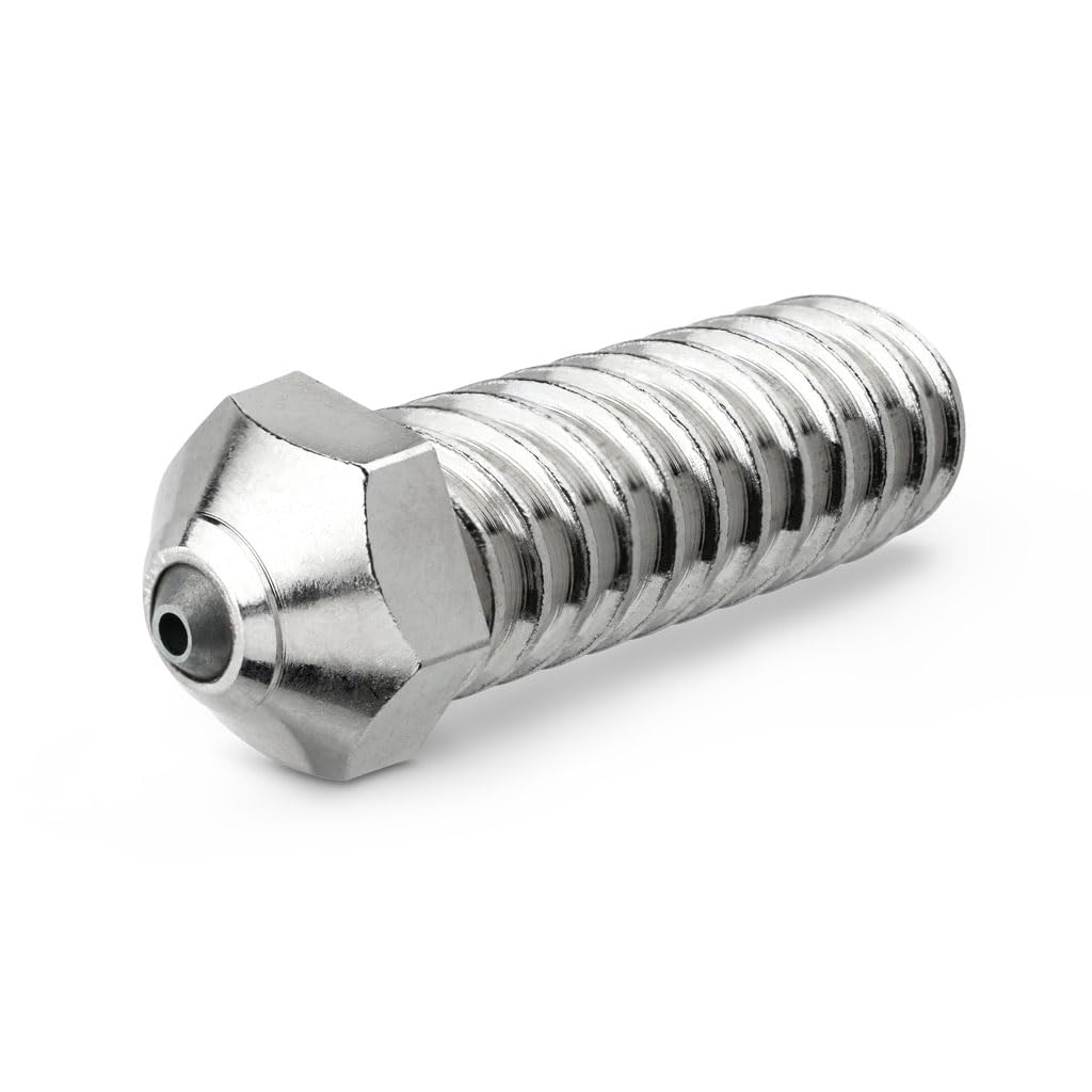 Diamond PCD Düse 0,4mm für QIDI Q1-Pro/X-Max3 / X-Smart3 / X-Plus3 3D-Drucker, gehärtet – hochpräzise, vernickeltes Kupfer