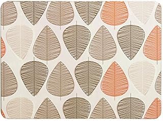 Premier Housewares 1203608 Leaf Placemats - Set of 4, Orange H2 x W29 x D22cm