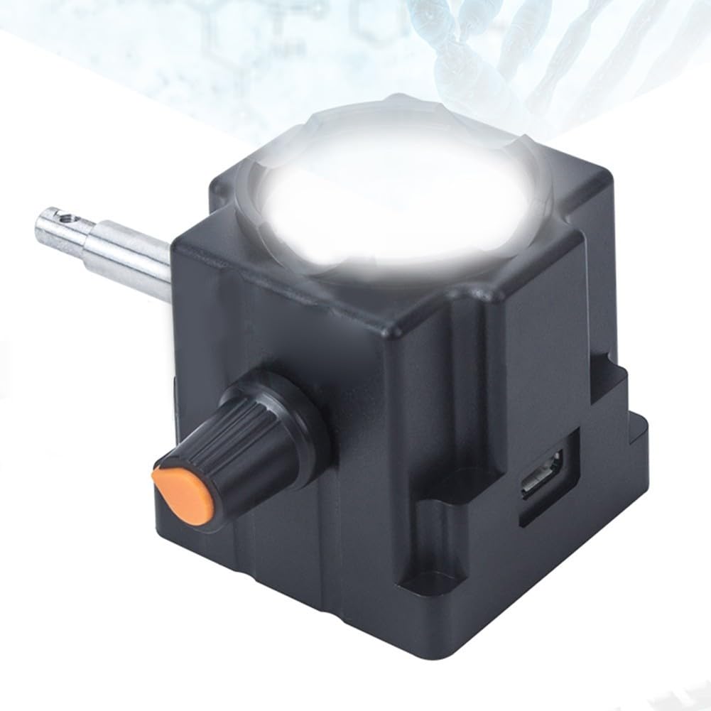 Mikroskop-Lichtquelle, biologische Mikroskop-Lampe, USB-weißes LED-Licht, verstellbare Lichtquelle für Labor, optische Instrumente (wiederaufladbar)
