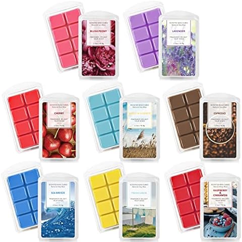 DERDUFT Wax Melts, Wax Cubes, Scented Wax Melts Gift Set, Assorted Wax Melts Wax Cubes for Wax Melts Warmer, Fragrance Wax Cubes for Christmas Gifts Cover