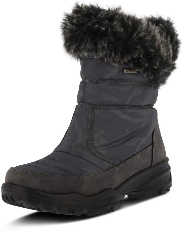 Spring Step Flexus Korine Nylon Boots for Women - Waterproof Camo Print Design Boots - Women's Snow Boots for Outdoor and Work