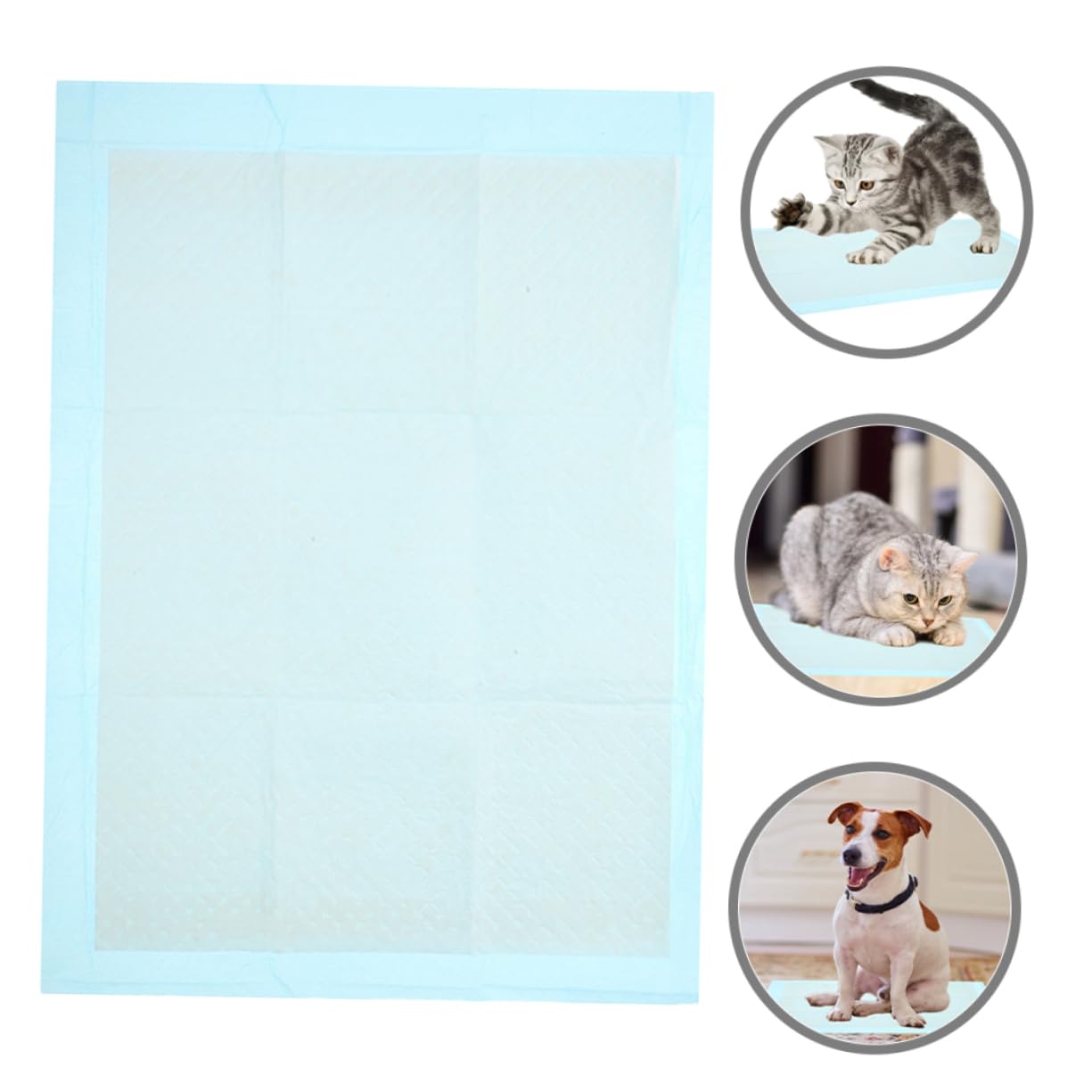 50pezzi Tappetini Igienici Assorbenti Per Ultra Assorbenti e Impermeabili Per Addestramento e Comfort Domestici