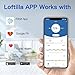 LOFTILLA Scale for Body Weight, 396 lb Weight Scale, Digital Bathroom Scale BMI with App