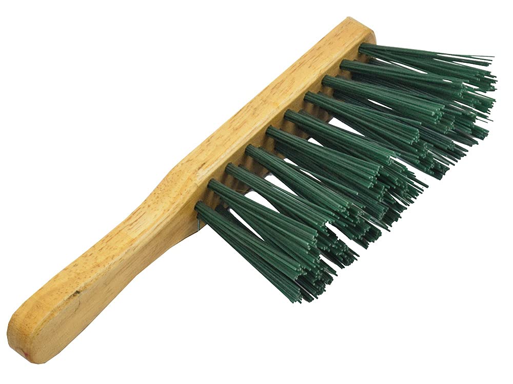 Faithfull FAIBRHANDSTI PVC Stiff Green Hand Brush 275mm (11in)
