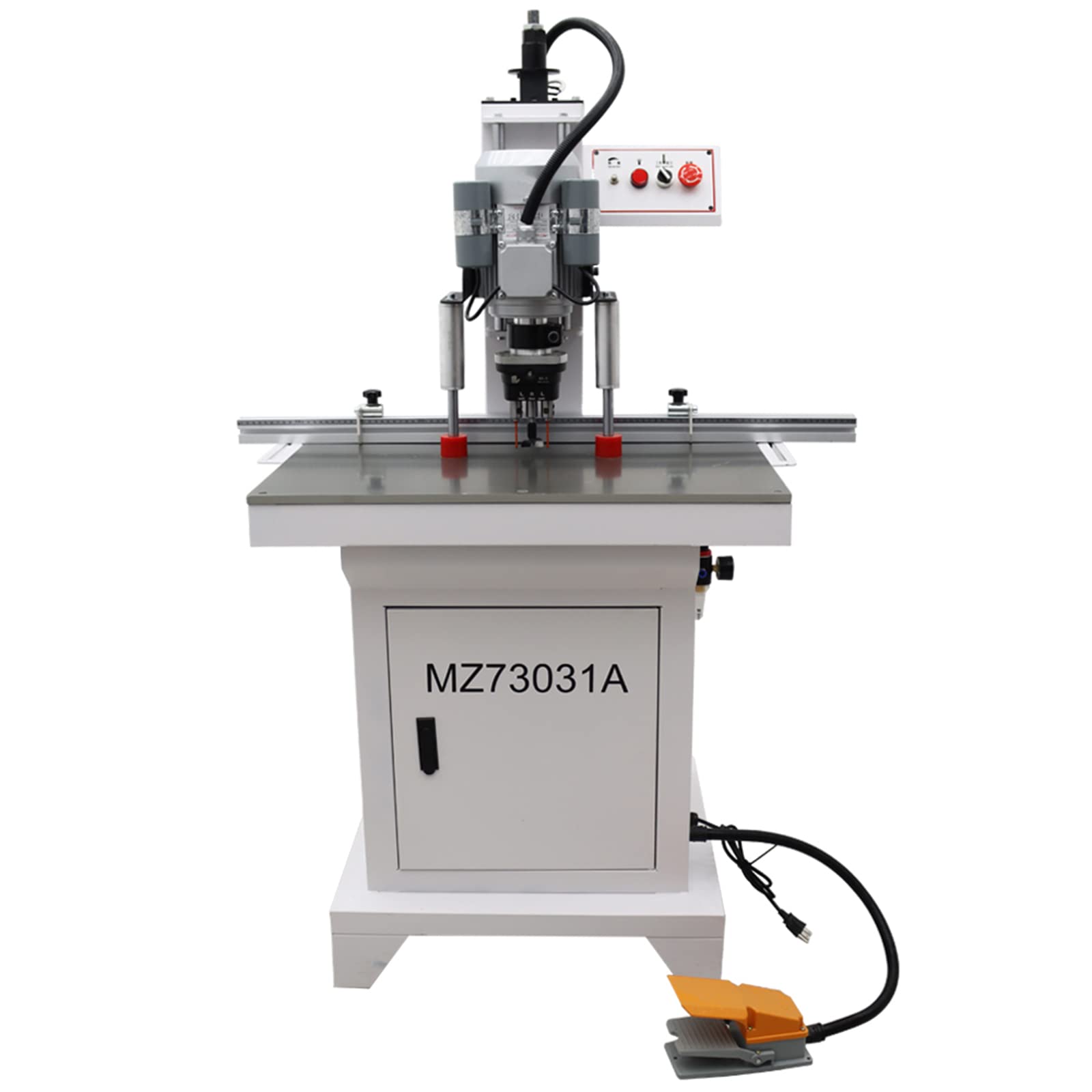 INTSUPERMAI 110V Pneumatic Hinge Boring Insertion Machine - 1 Count - Hinge Drilling Machine - Drill - Wood