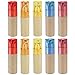 Price comparison product image eBuyGB Pack of 10 Colouring Pencil Tubes for Wedding Favours and Party Bag Fillers, Multicolour Lid