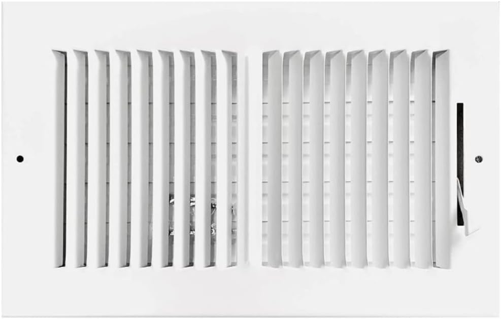 Air Flow Decor 10"x 4" HVAC Vent Cover | 2-Way Steel Air Vent Covers ...