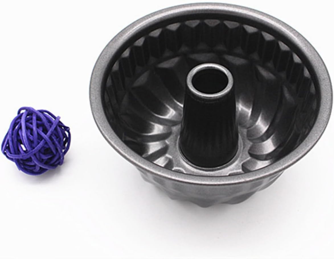 PRETYZOOM Carbon Steel Cake Mold Black Tray Non Stick for Home Baking