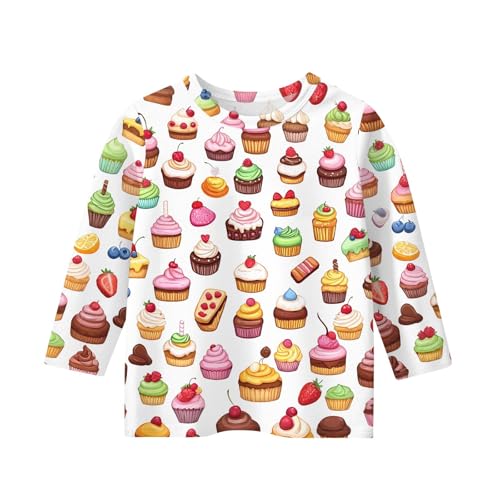 Girls' T-Shirts Cute Print 3/4 Sleeve Crewneck Soft Summer Casual Graphic Tops Ages 5-12 Years2