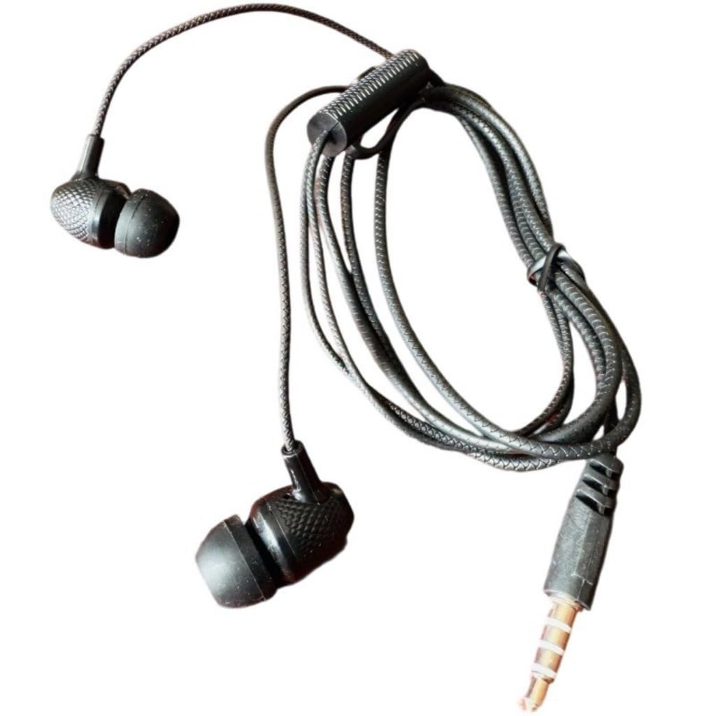Elnwnnkc Corded In-Ear Headphones with Microphone Stereoed Earbuds Featuring 3.5mm and Noise