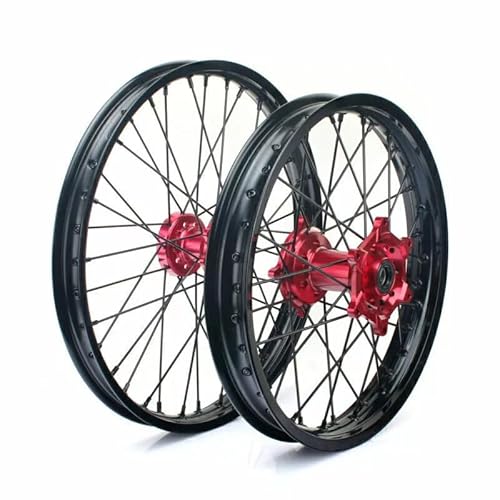 TOFR CNC 21 19 Wheels Rims Hubs Set for Honda CRF250R 2014-2025 CRF450R 2013-2025 CRF450R 2013-2025 CRF450RX 2017-2025