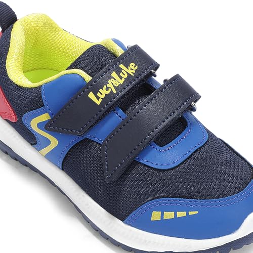 Image of Liberty Lucy & Luke JAMIE-K2E Casual Shoes for Kids - Black & Navy Blue Slip-On Sneakers for Boys & Girls | Memory Foam Insole, Lightweight Everyday Shoes for School, Play & Family Outings