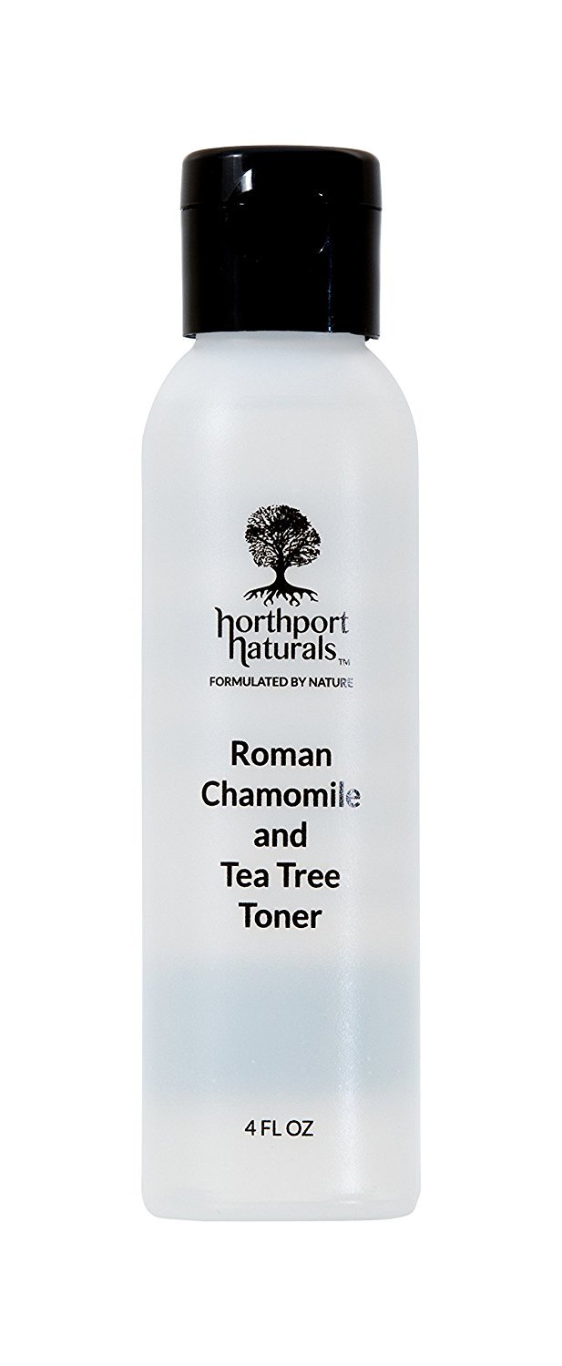 Premium Roman Chamomile & Tea Tree Toner By Northport Naturals - Organic Natural Skin Care & Protection Serum - Safe For Make-Up Removal - Vegan & Cruelty-Free Certified