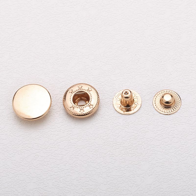 Boutons pression à coudre Laiton Prym Or rose - 3 tailles