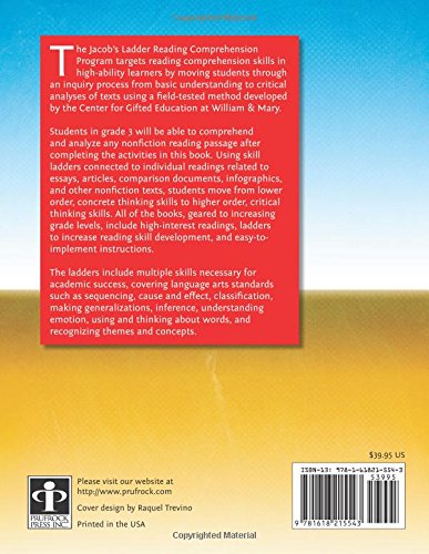Jacob's Ladder Reading Comprehension Program: Nonfiction (Grade 3)